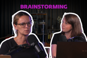 Neurovedkyňa Dominika Fričová a vedecká novinárka Denisa Prokopčáková v podcaste Brainstorming.