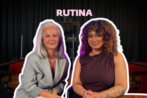 Eva Hrivňáková a Tímea Krauszová v podcaste Rutina.