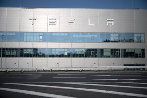 Závod spoločnosti Tesla v nemeckom Grünheide.