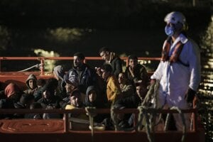 Migranti pri Kanárskych ostrovoch. Ilustračné foto