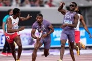 Christopher Bailey a Demarius Smith v štafete mužov na 4x400 m na MS 2025