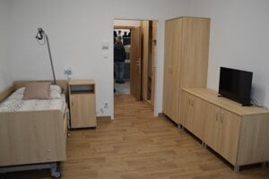 Zrekonštruované izby po požiari.