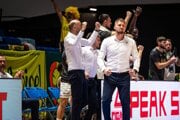 Momentka zo zápasu Patrioti Levice - Bakken Bears. 