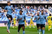 Futbalisti ŠK Slovan Bratislava.