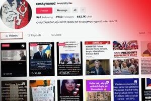 Týždeň pred voľbami Česi odhalili sieť proruských kanálov na TikToku. Píšu aj po slovensky