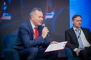 Moderátor konferencie Jaroslav Kizek z agentúry M KREO.