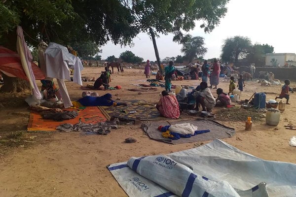 Obyvatelia sudánskej provincie Darfur.