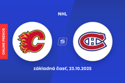 Calgary Flames - Montreal Canadiens: ONLINE prenos zo zápasu NHL.