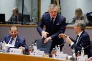 Premiér Robert Fico na samite v Bruseli.