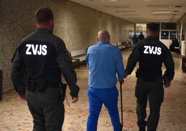 Viliam minulý týždeň na košickom mestskom súde. (zdroj: Korzár/Róbert Bejda)