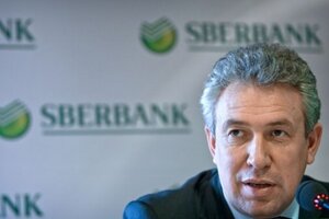 Viceprezident Sberbank Sergej Gorkov.