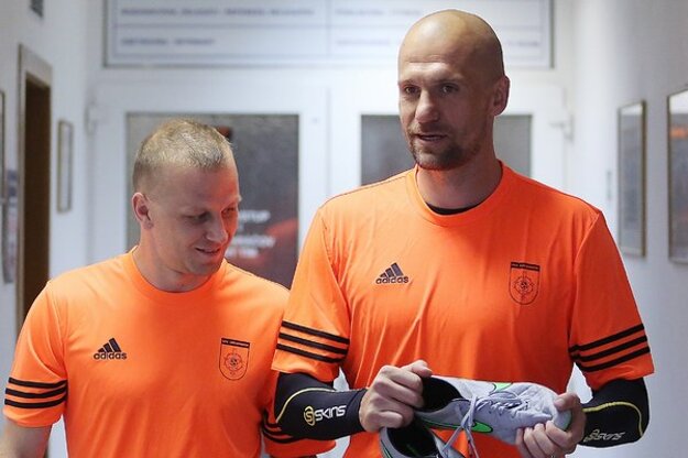 Martin Jakubko (vpravo) hral naposledy za MFK Ružomberok.