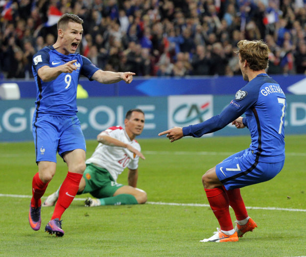 Gameiro (vľavo) a Griezmann boli strojcami francúzskeho úspechu.