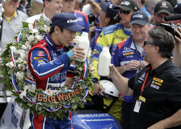 Takuma Sato, víťaz pretekov.