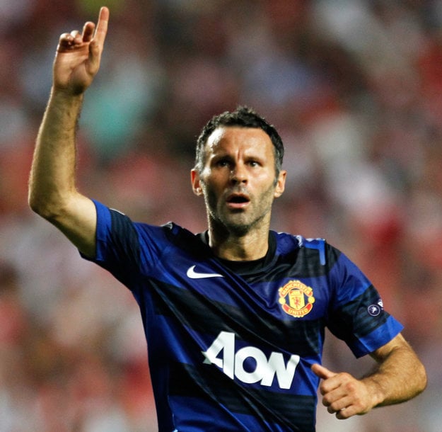Ryan Giggs je legendou Manchestru United.