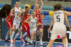 Zuzana Žirková (s číslom 7) opäť potvrdila svoje veľké kvality.