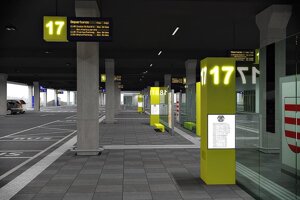 Dopravná časť autobusovej stanice bude vybavená najmodernejšími prvkami. 