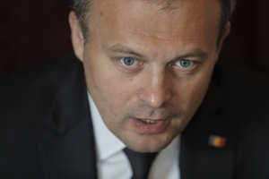 Predseda moldavského parlamentu Andrian Candu.