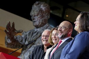 Líder Sociálnodemokratickej strany Nemecka (SPD) Martin Schulz.