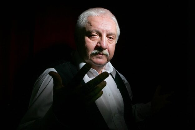 Slovenský herec Marián Labuda v decembri 2005.
