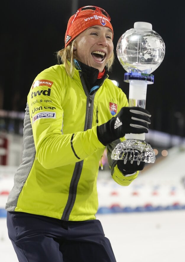 Anastasia Kuzminová získala svoj druhý malý glóbus.