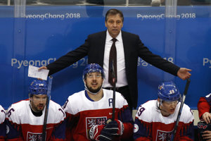 Tréner Josef Jandač na lavičke českej reprezentácie.
