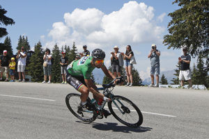 Peter Sagan počas 11. etapy na Tour de France 2018.