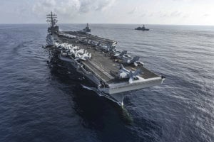 Lietadlová loď USS Ronald Reagan.