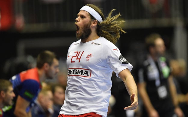 Mikkel Hansen strelil vo finále sedem gólov a bol najlepším strelcom Dánska.