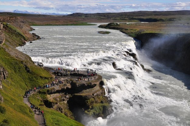 Vodopád Gullfoss