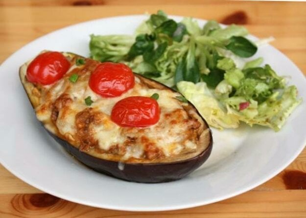 Stuffed eggplant