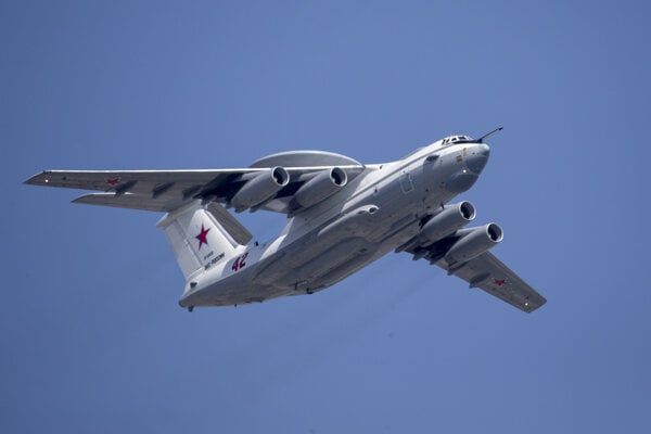 Lietadlo včasnej výstrahy a riadenia Beriev A-50 (ilustračné foto).