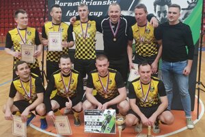 Tím Timring Žilina, víťaz Hornonitrianskeho futsal cupu.