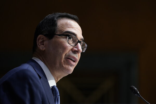 Americký minister financií Steven Mnuchin.