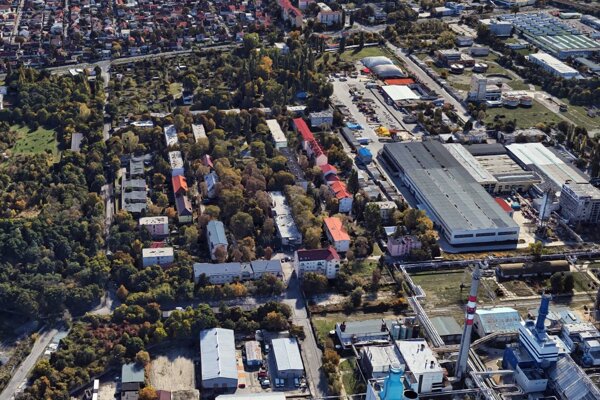Lokalita, v ktorej pripravujú nový developerský projekt.