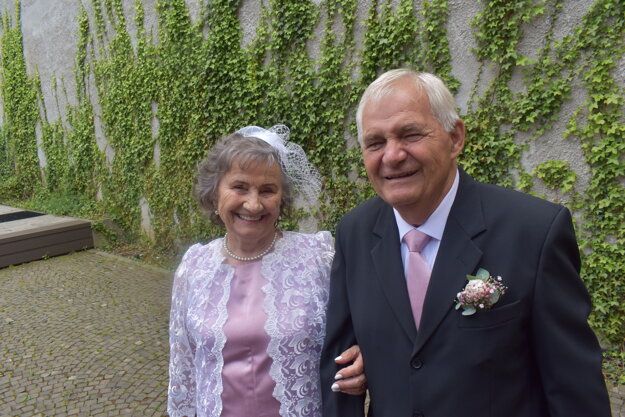 Novomanželia Elena a Albert. (zdroj: Korzár/Michal Frank)