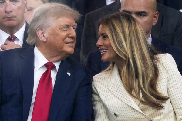 Americký prezident Donald Trump a prvá dáma USA Melania Trumpová.