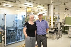 Jana a Martin Valigurskí zo spoločnosti Fytopharma.