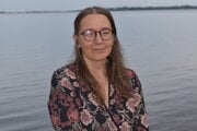 Michaela Zakuťanská na Zemplínskej šírave. 