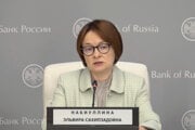 Šéfka ruskej centrálnej banky Elvira Nabiullinová.