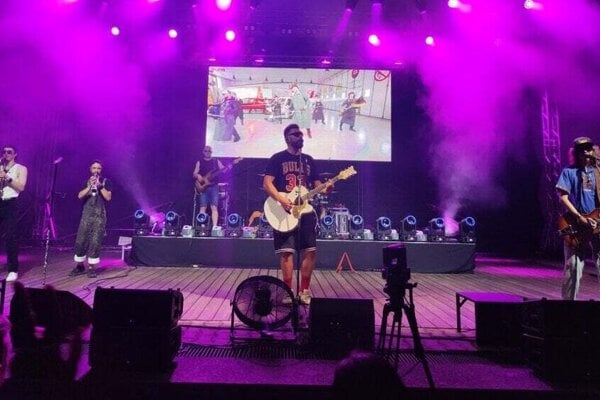 Koncert Smola a Hrušky počas Porciunkuly 2025.