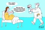 Karikatúra dňa: V pôrodnici 7. augusta