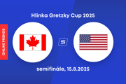 Kanada U18 vs. USA U18: ONLINE prenos z turnaja Hlinka Gretzky Cup 2025.