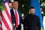 Americký prezident Donald Trump a ukrajinský prezident Volodymyr Zelenskyj.