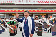  Čínsky prezident Si Ťin-pching sa vo štvrtok zúčastnil na ceremónii v tibetskom hlavnom meste Lhasa
