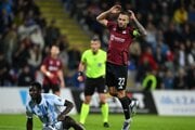 Lukáš Haraslín v zápase FC Riga - Sparta Praha