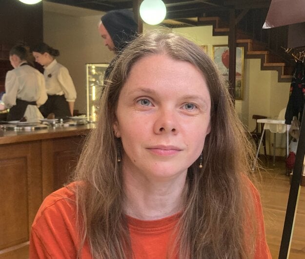 Reportérka Olya Surovska. (zdroj: Korzár/Michal Frank)