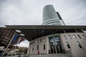Budova Národnej banky Slovenska.