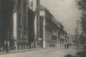 Rašínova ulica, dnes Štefánikova.