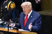 Donald Trump prehovoril k Valnému zhromaždeniu OSN.